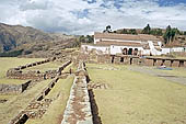 Chinchero, the main square with the great colonial church